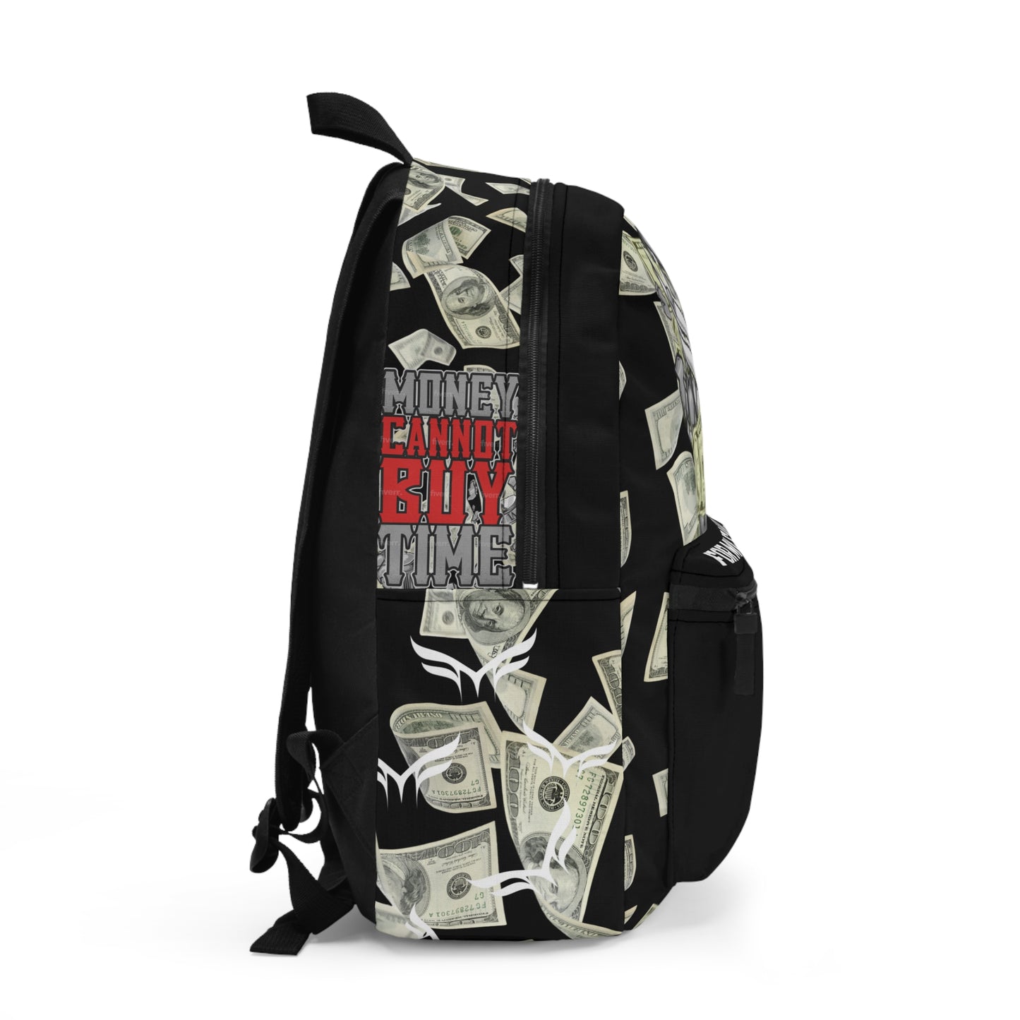 Backpack - Money Can't Buy Time  (Black)