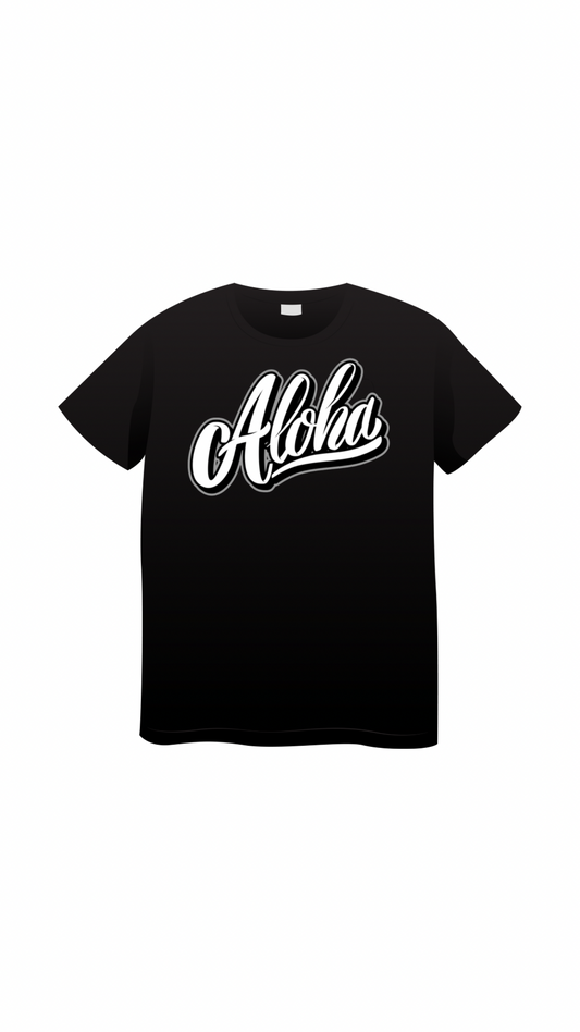 ADULT “ALOHA”  BLACK & WHITE FMF