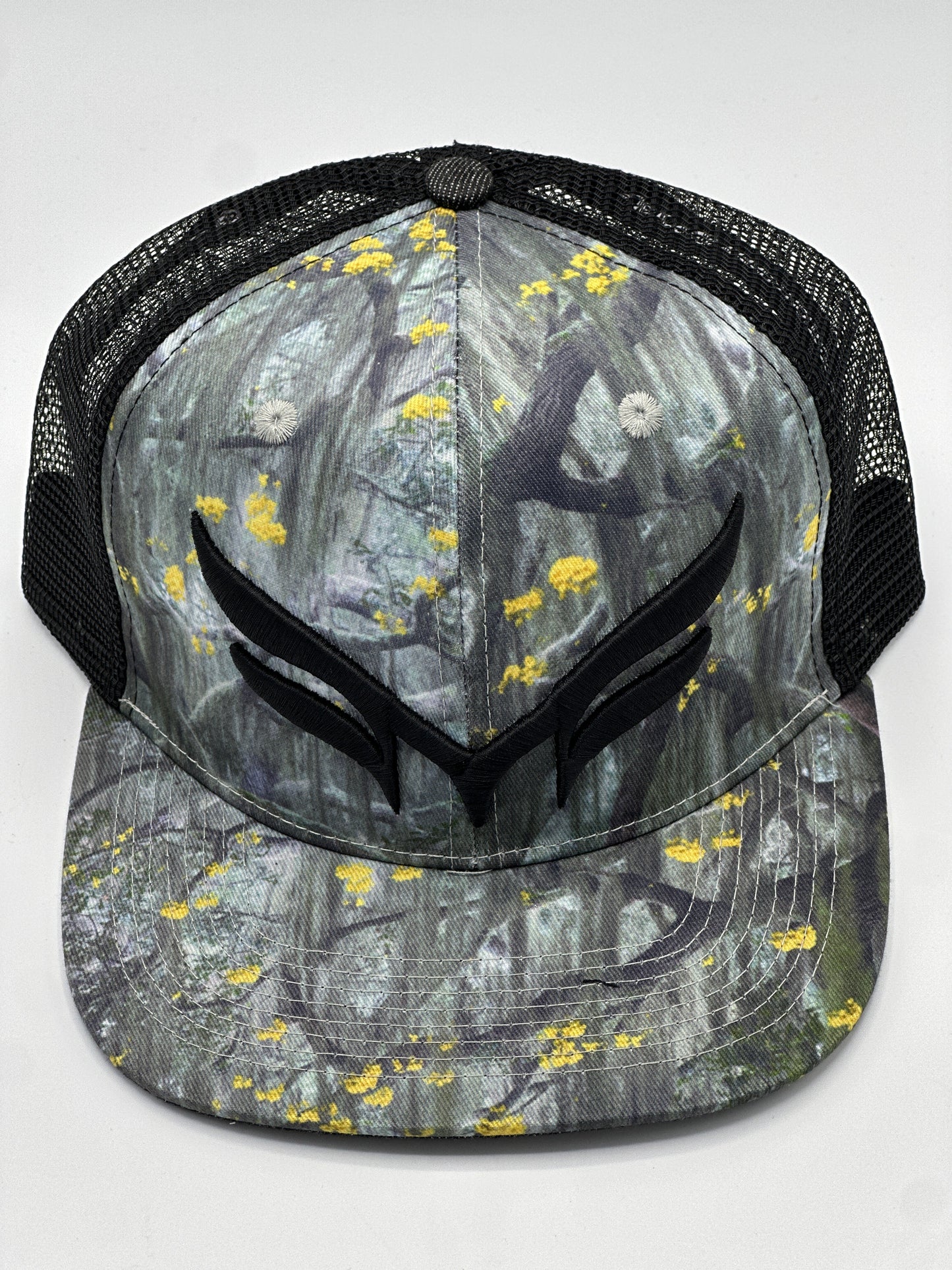 FOREST TRUCKER MESH W/ BLACK 3D PUFF LOGO