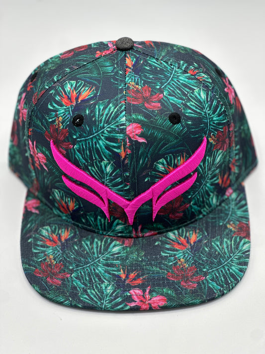 MONSTERA W/ PINK PUFF 3D LOGO