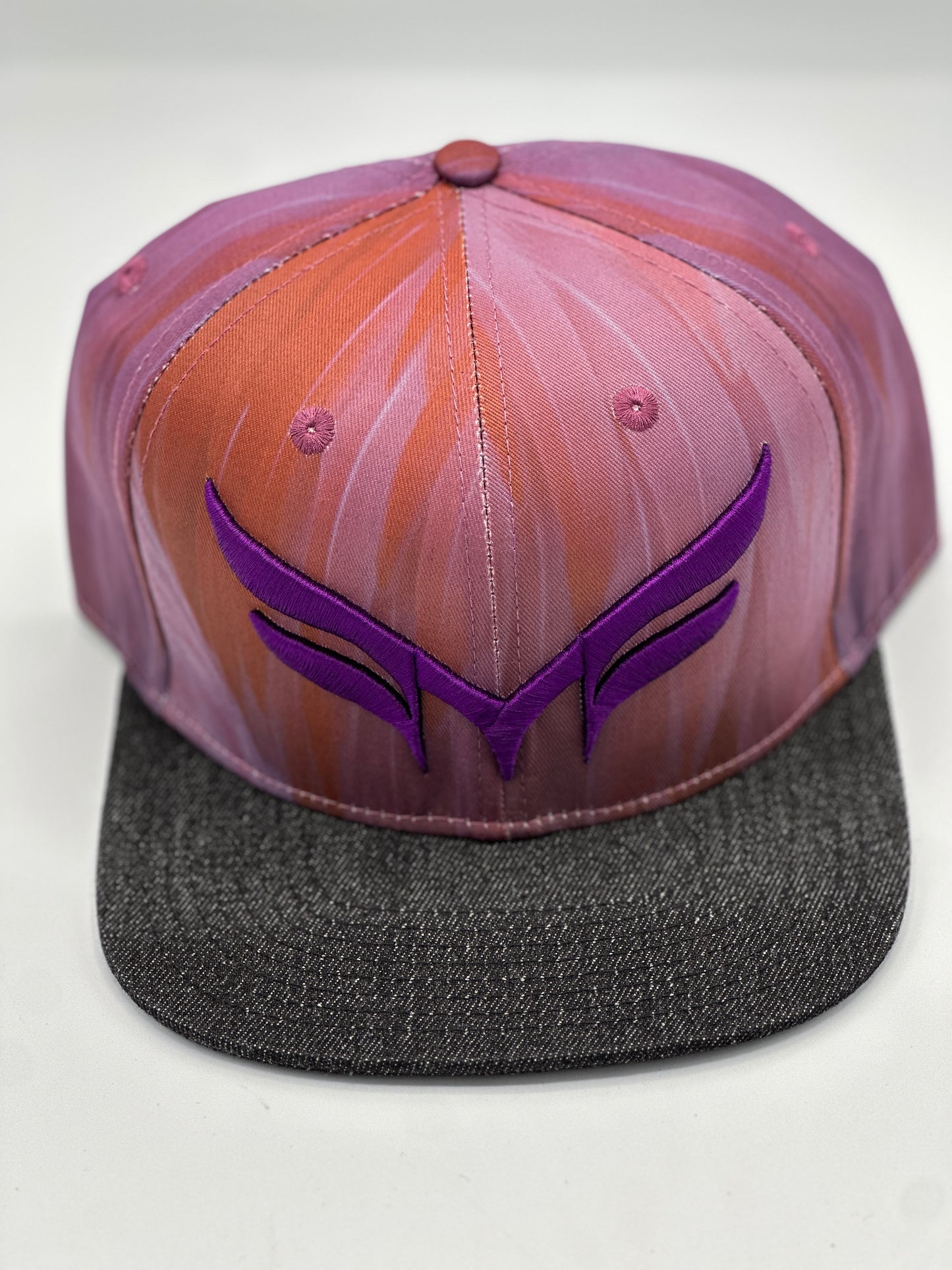 CUSTOM - W/ PURPLE 3D PUFF LOGO