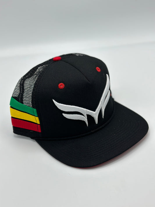 REGGAE MESH W/ WHITE 3D PUFF LOGO