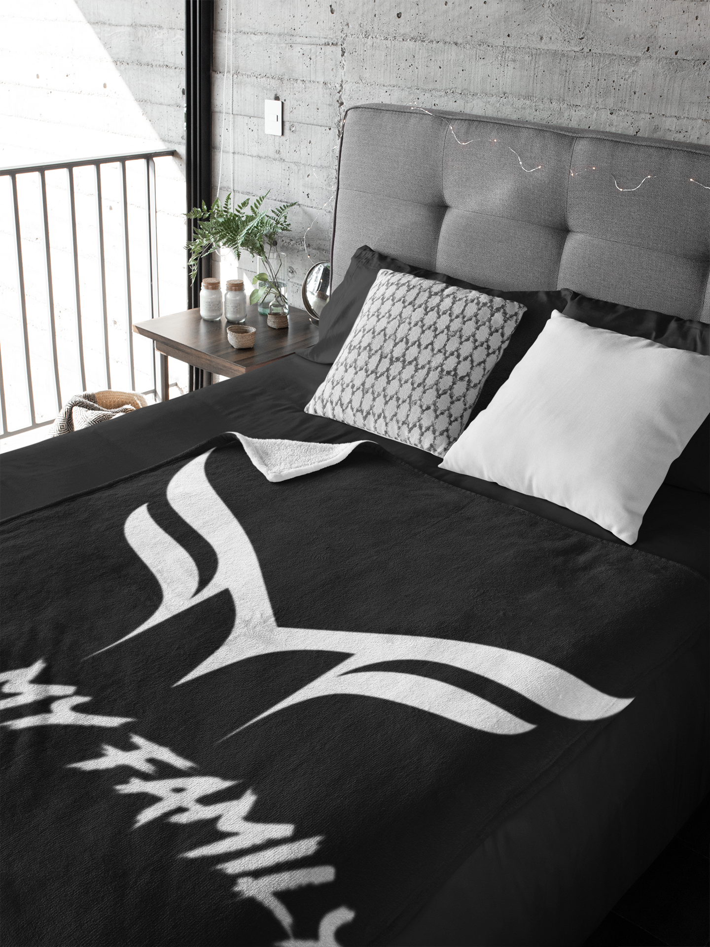 Plush Blanket - OG Black & White FMF Design